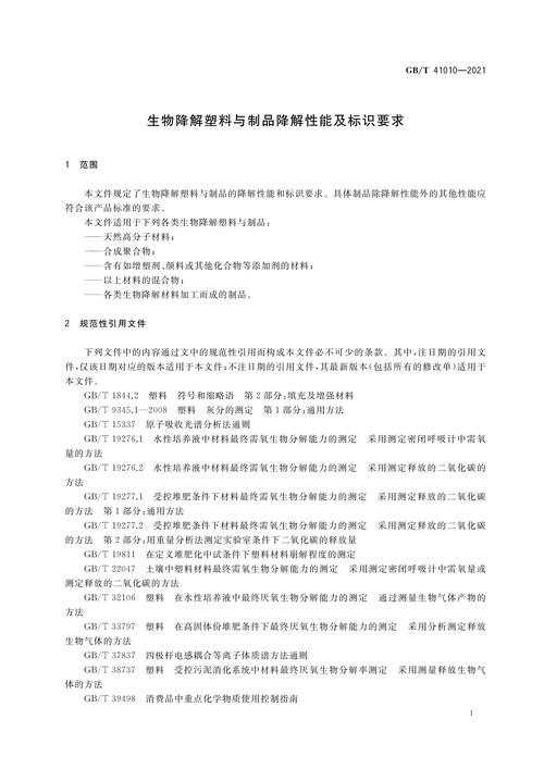 歸口于全國生物基材料及降解制品標(biāo)準(zhǔn)化技術(shù)委員會